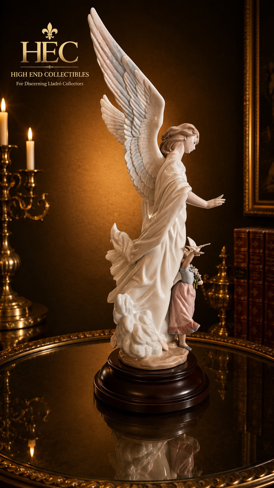 Lladró Guardian Angel #01006352 | Limited Edition | Retired 1998
