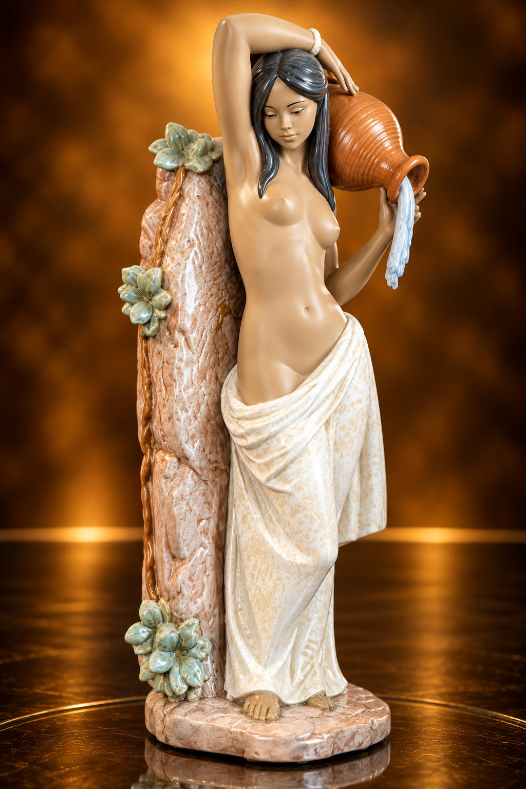 MINT IN BOX! LLADRO SCULPTURE "FROM THE SPRING" Jose Puche 1999 Retired RARE