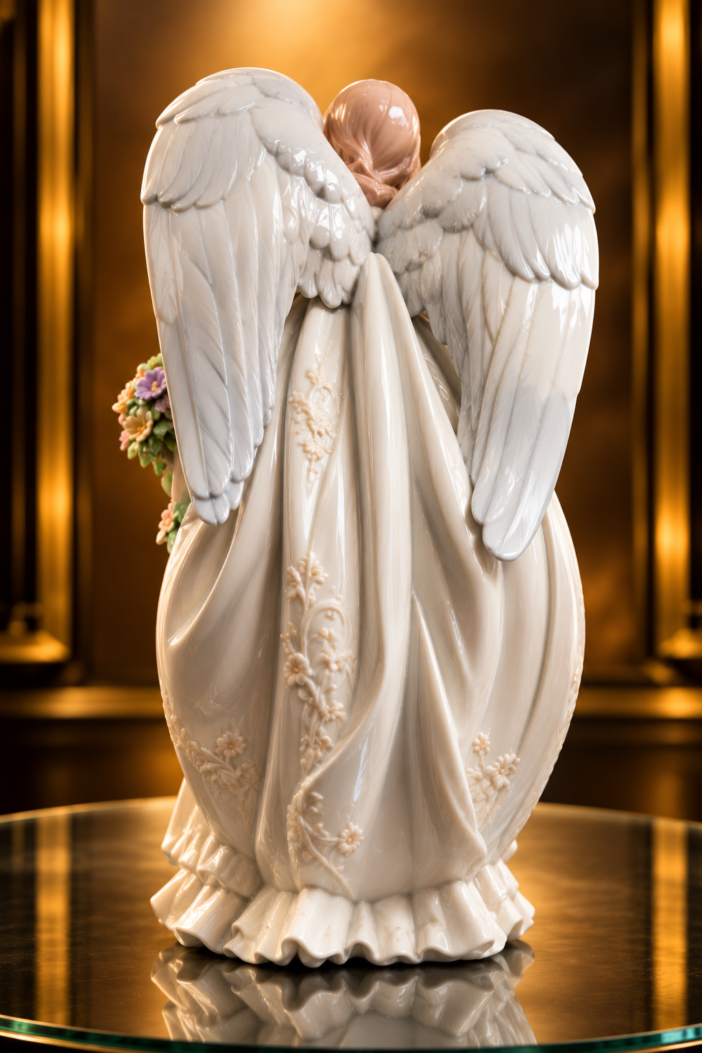 MIB! Lladro “Flowers of Peace” #01001867 – Retired LE Angel w/ Box. Mint.