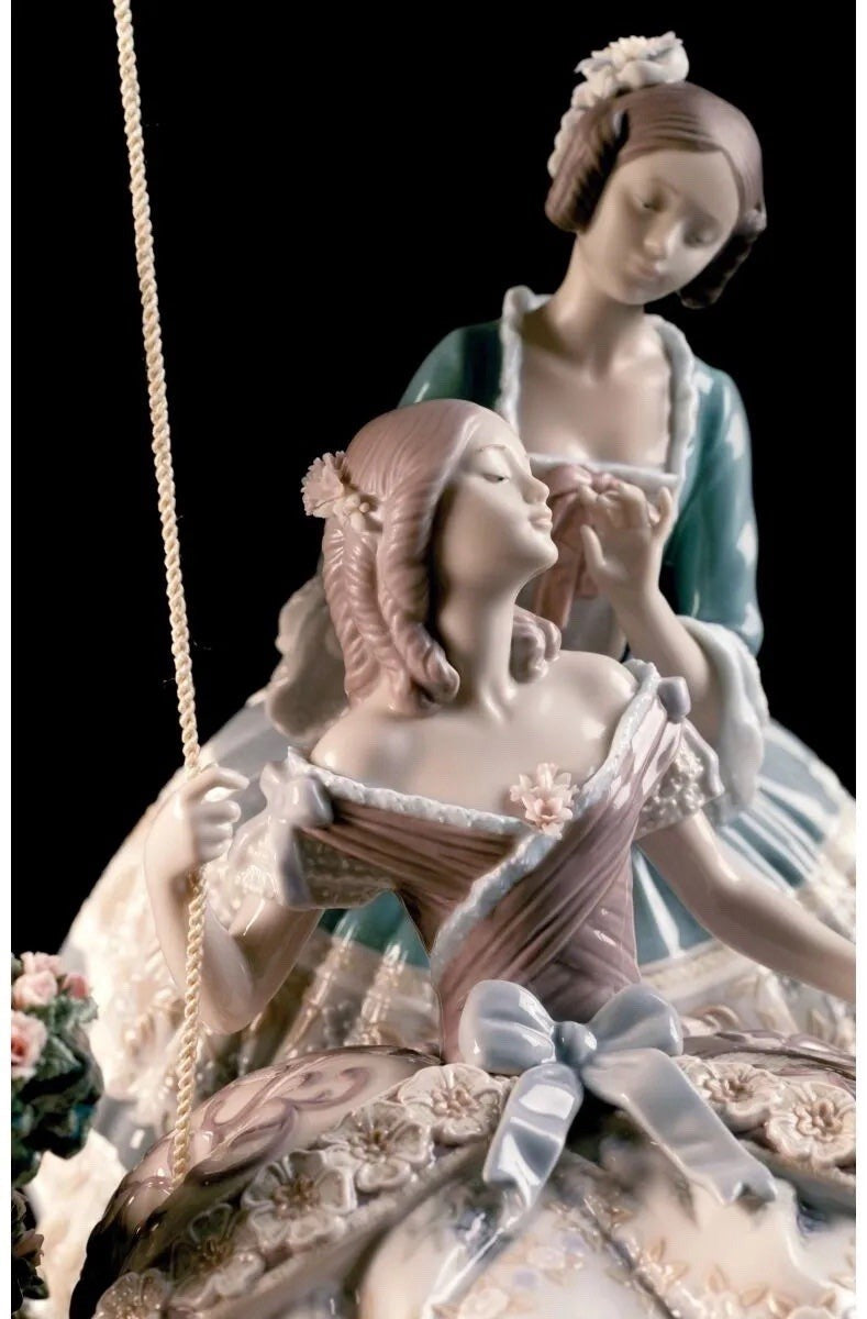 NIB! Lladro A QUIET CONVERSATION - Ships From Spain. RARE. RETIRED.