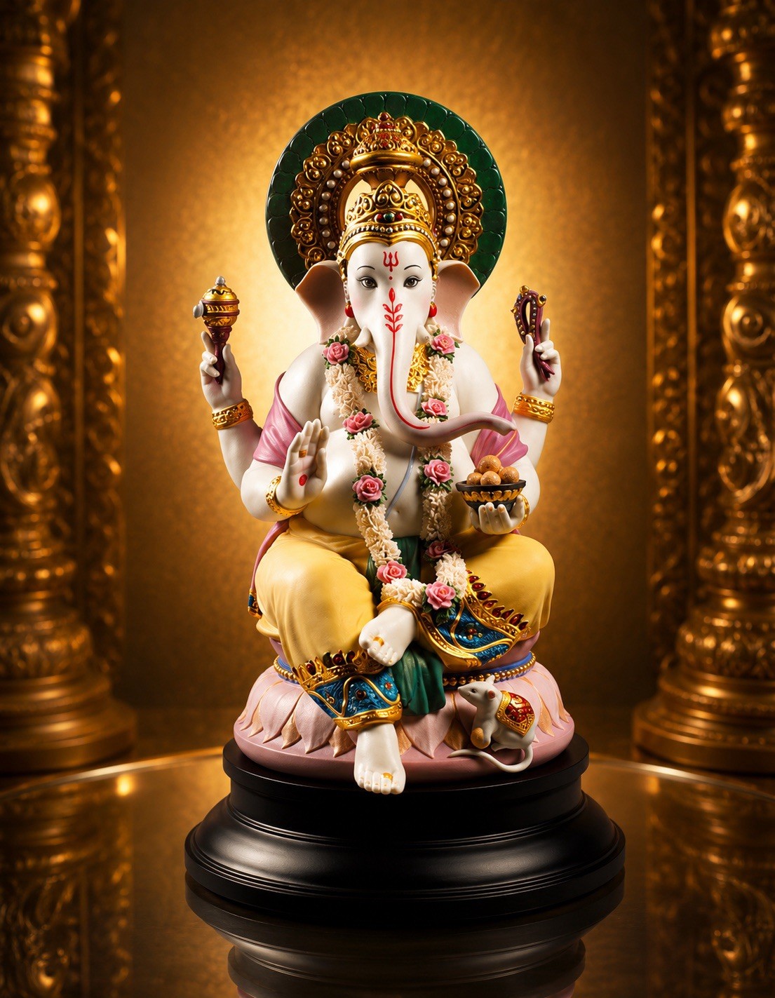 Lladró Lord Ganesha #01002004 | Limited Edition 1800 | Mint Complete