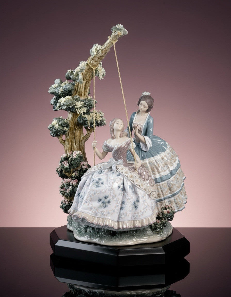 NIB! Lladro A QUIET CONVERSATION - Ships From Spain. RARE. RETIRED.