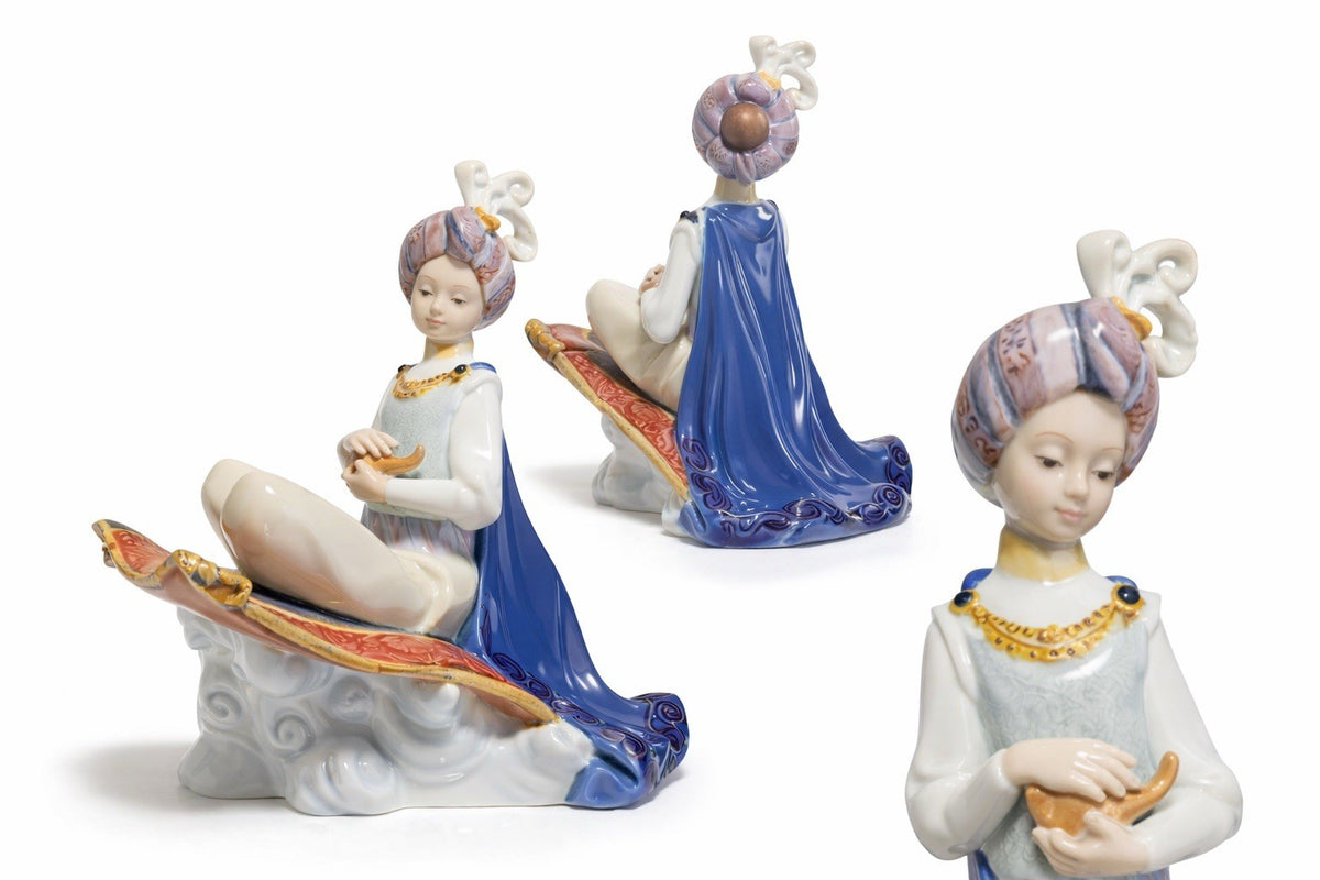 MIB! Lladro PRIVILEGE GOLD COLLECTION Aladdin #8532 Mint w/BOX.
