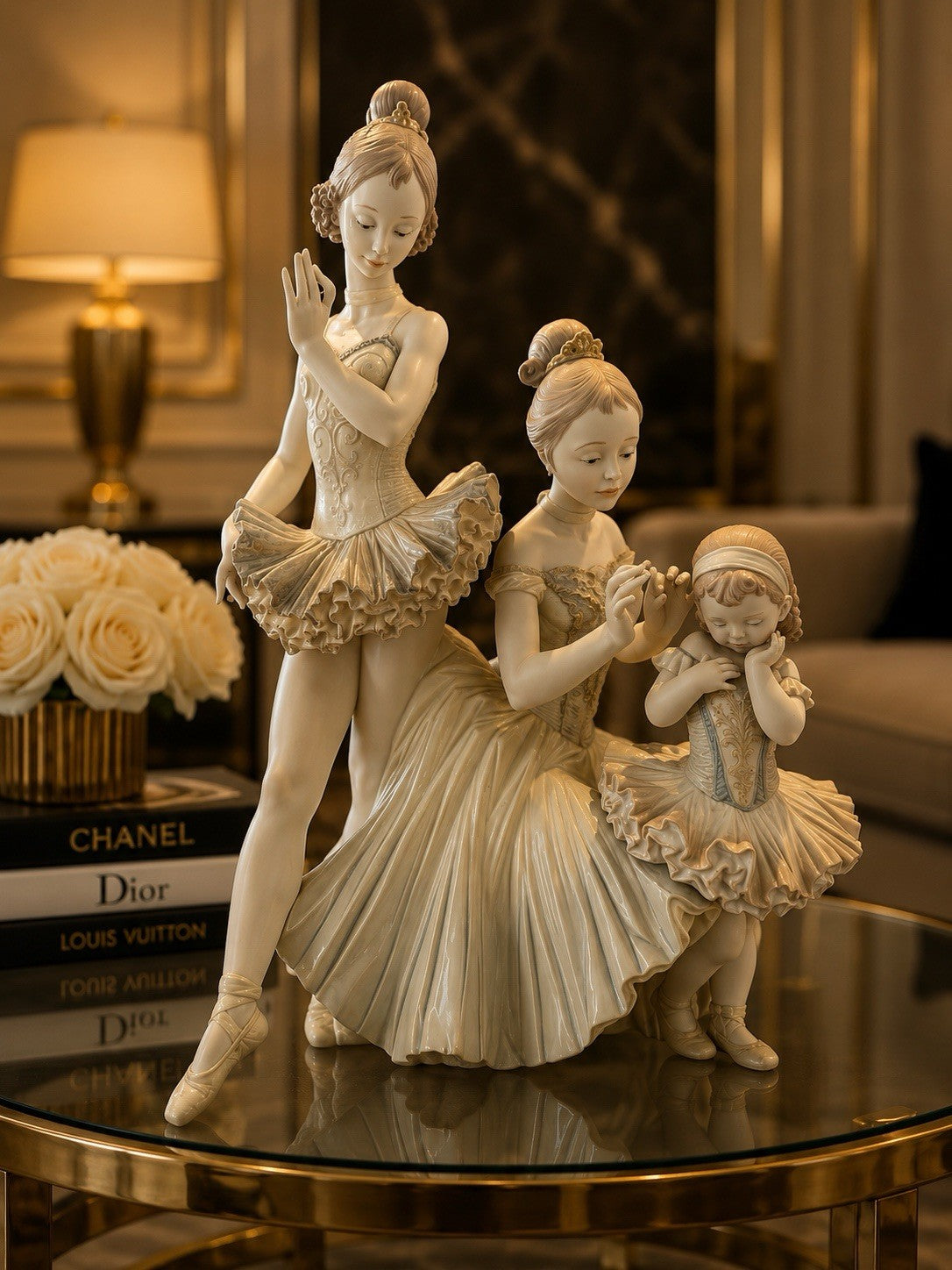 MIB! Lladro 01011893 Love for Ballet Limited Ed #1183 NEW! 32”Hx22”W.