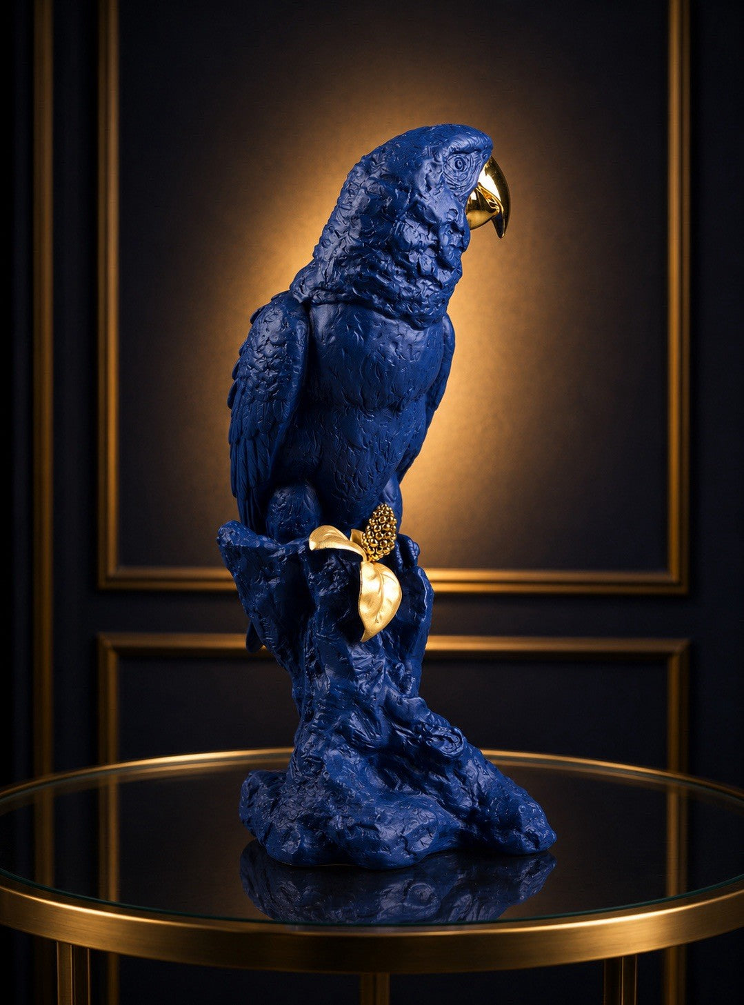 Macaw Bird Blue & Gold Lladró #01009401 – Limited Edition 300 – Retired