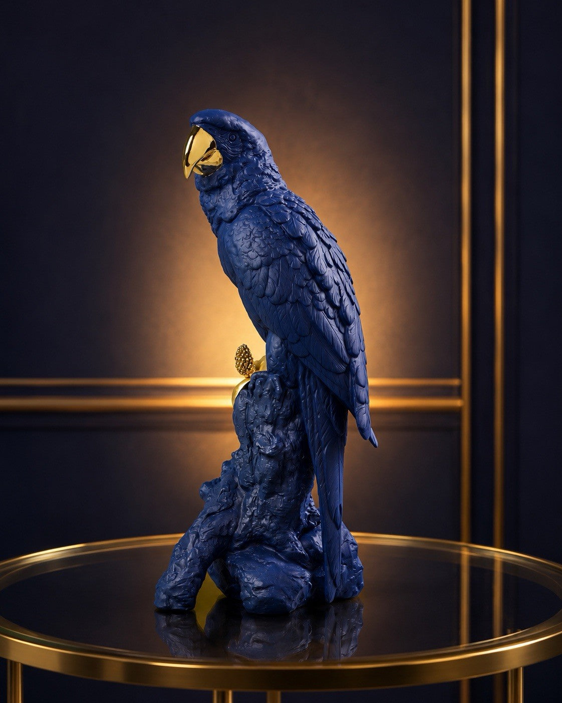 Macaw Bird Blue & Gold Lladró #01009401 – Limited Edition 300 – Retired