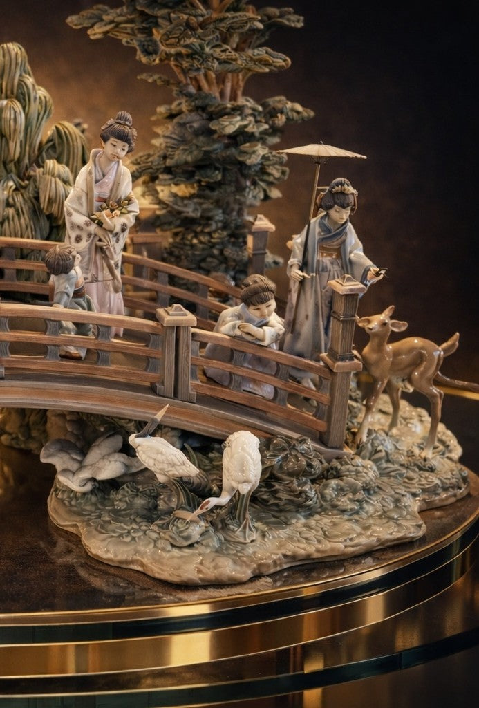 NIB! Lladro Retired ORIENTAL GARDEN 01001775 Limited Ed (750). FREE SHIPPING!