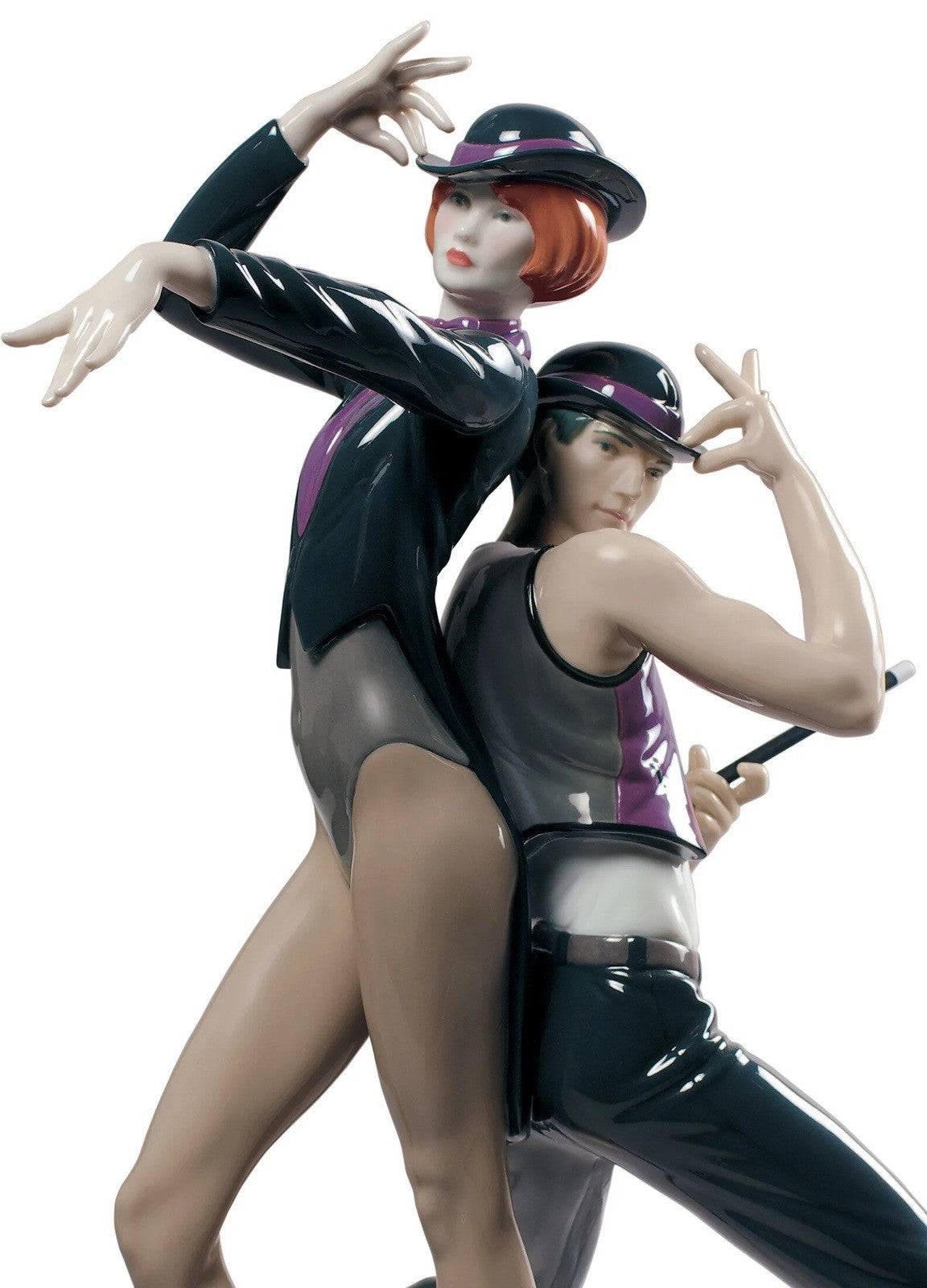 MINT! LLADRÓ ALL THAT JAZZ #01009244 Dancing Couple Porcelain Sculpture