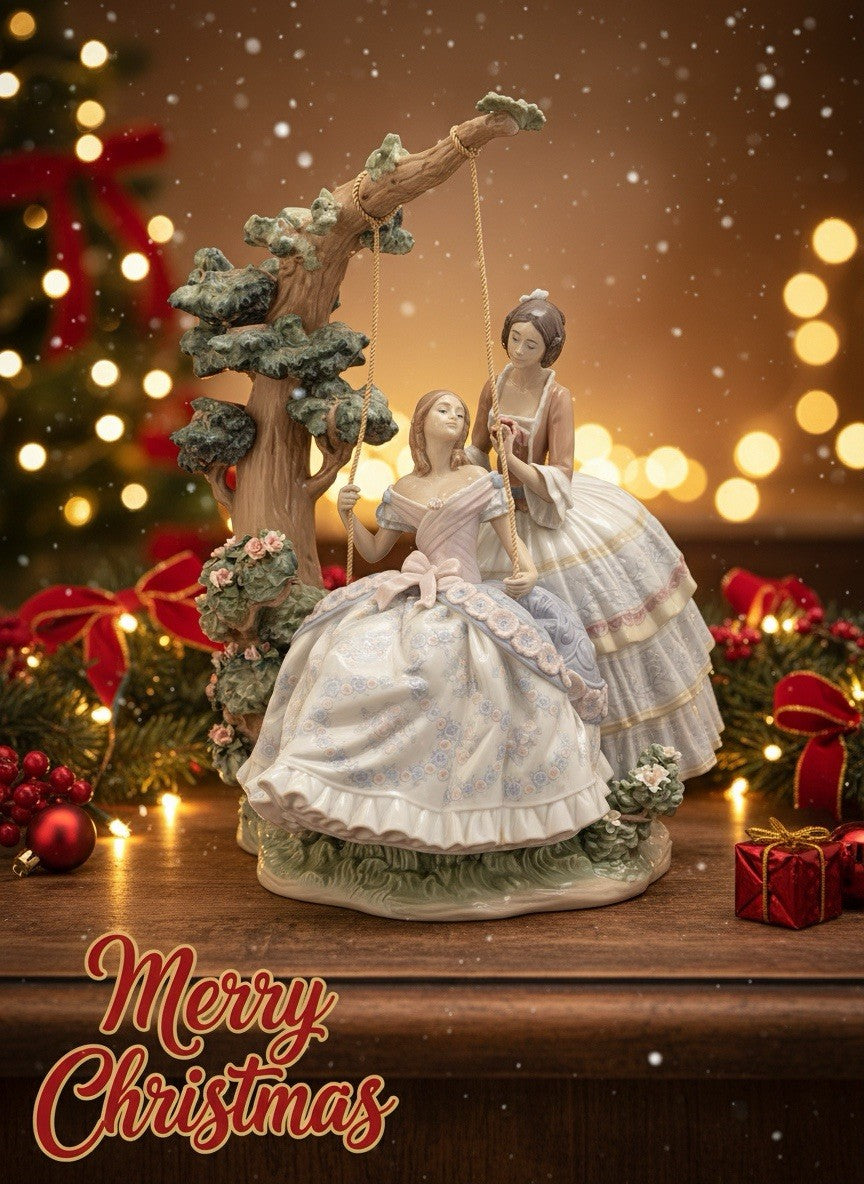 NIB! Lladro A QUIET CONVERSATION - Ships From Spain. RARE. RETIRED.