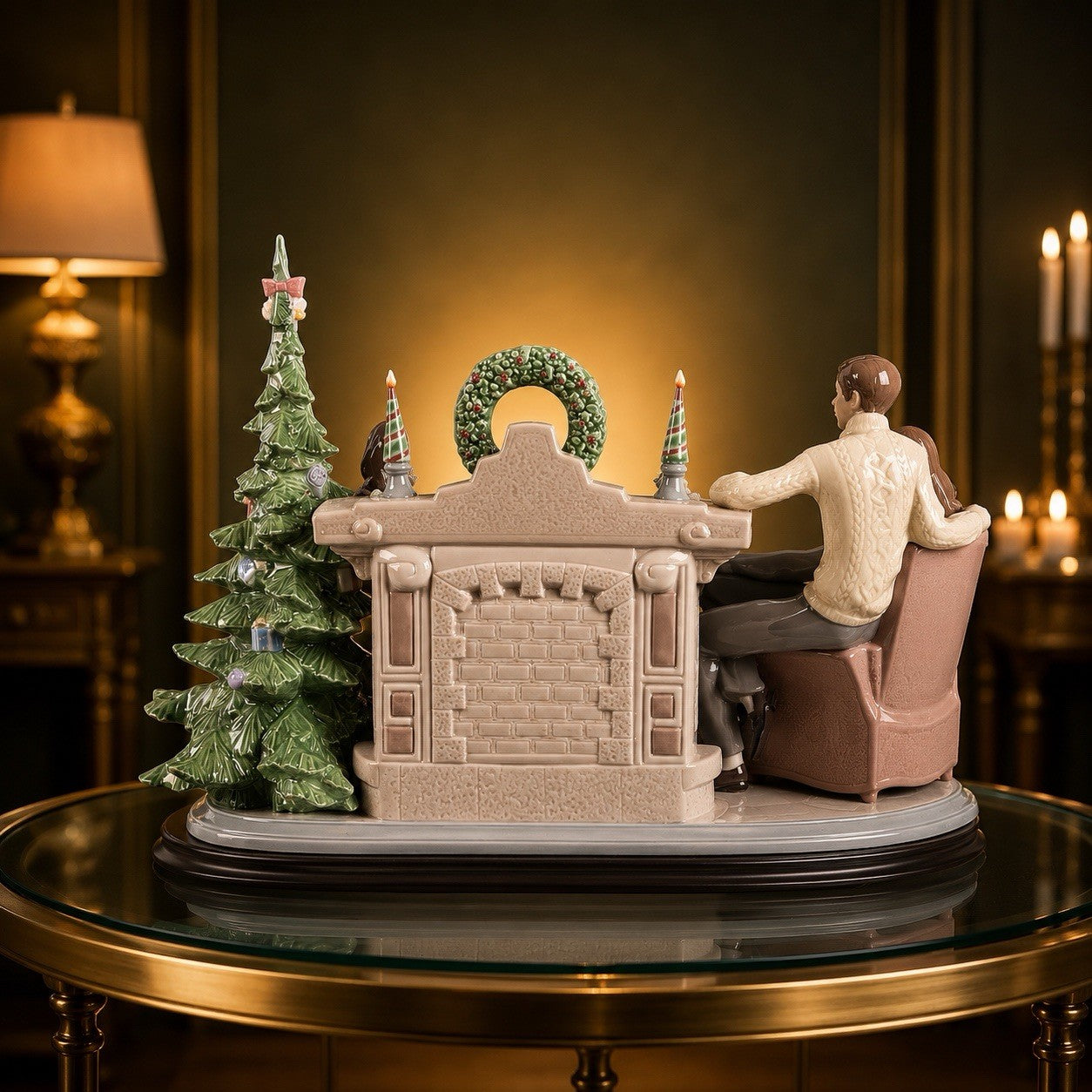 Lladró A Family Christmas #01008260 | Retired 2015 | Mint in Box