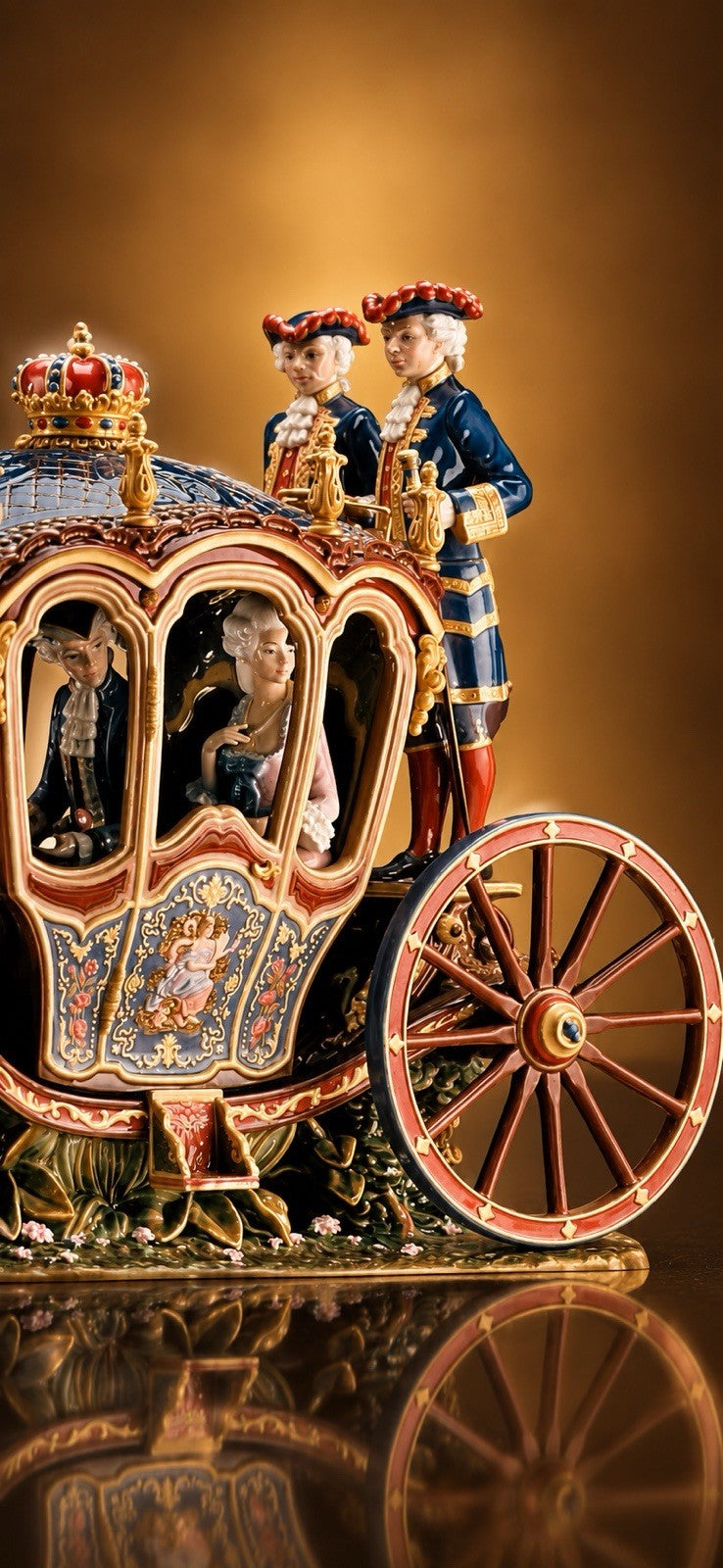 Lladró 18th Century Coach #01001485 | High Porcelain | Elite Limited Edition 500