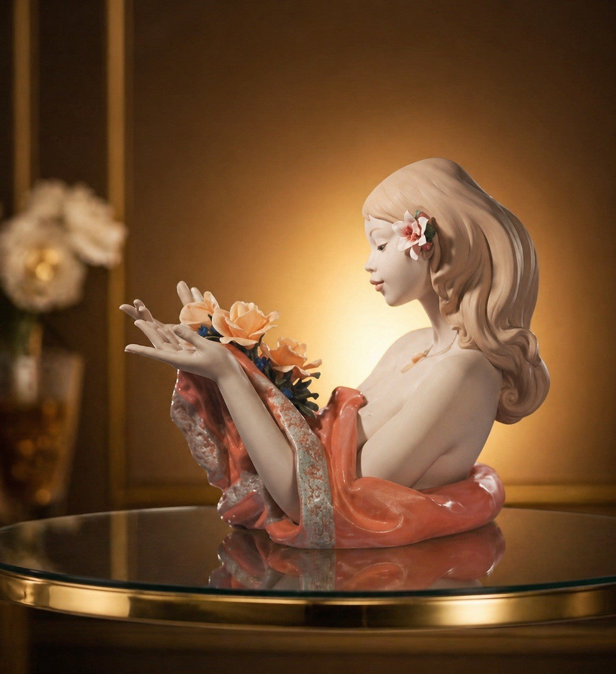 NIB! RETIRED: 2004 MORNING DEW Lladro Item #01016751. NEW IN BOX.