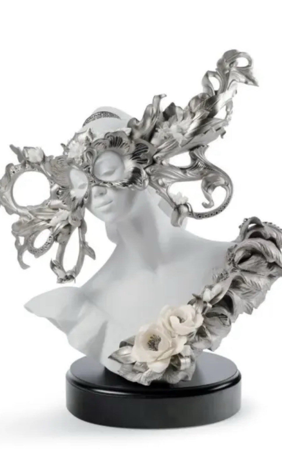 NIB! Lladro Carnival Fantasy Sculpture. Limited Edition. Silver Lustre 01011891