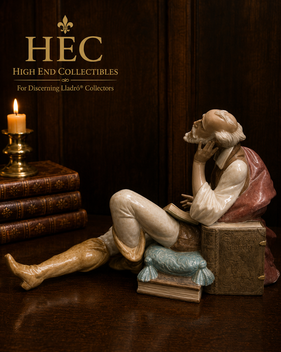 Lladró The Nobleman's Reading #01012459 | Gres | High End Collectibles