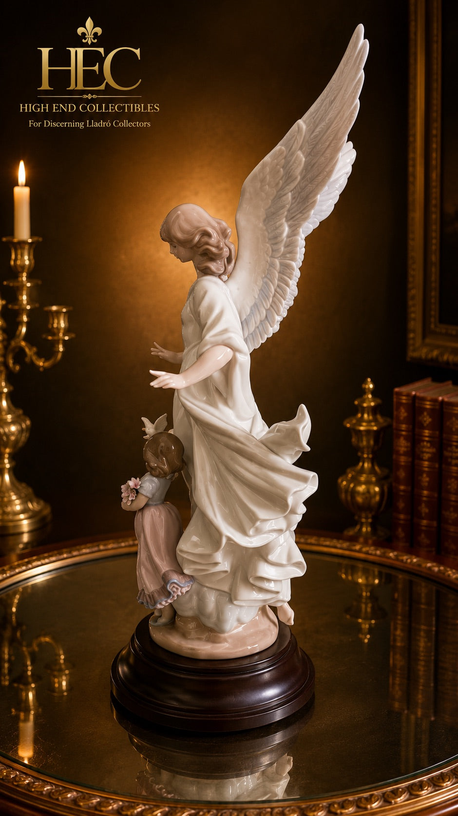 Lladró Guardian Angel #01006352 | Limited Edition | Retired 1998