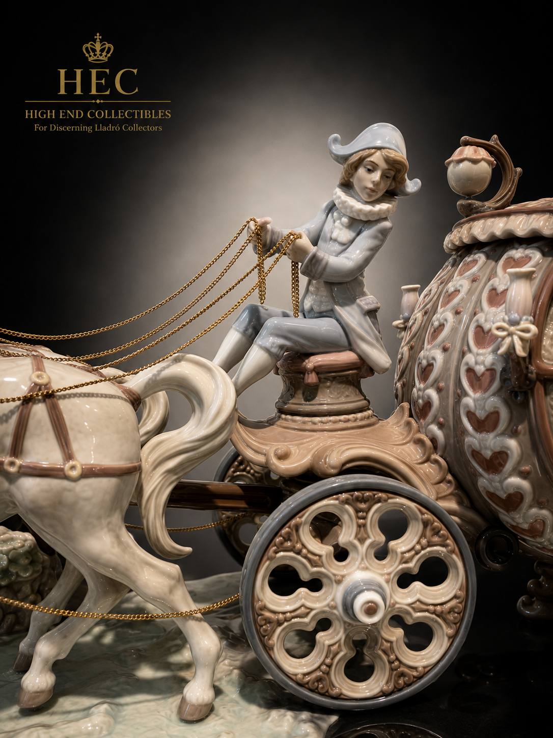 Lladró At the Stroke of Twelve #01001493 | Cinderella | Elite Limited Edition