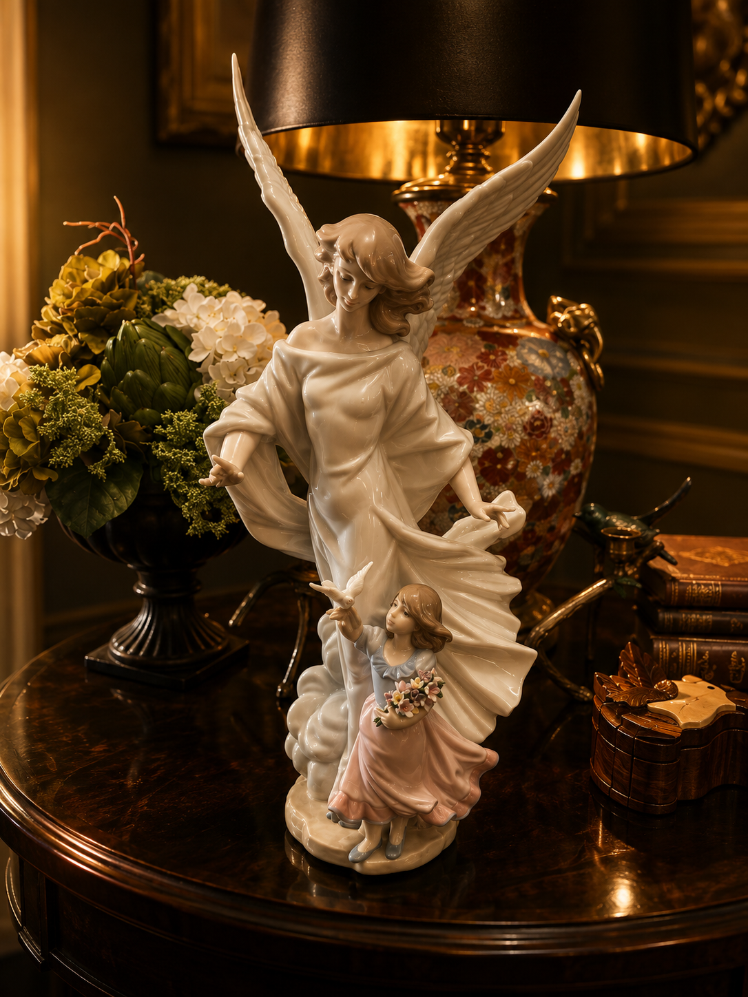 Lladró Guardian Angel #01006352 | Limited Edition | Retired 1998
