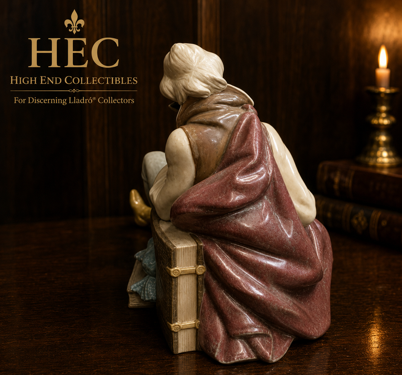Lladró The Nobleman's Reading #01012459 | Gres | High End Collectibles