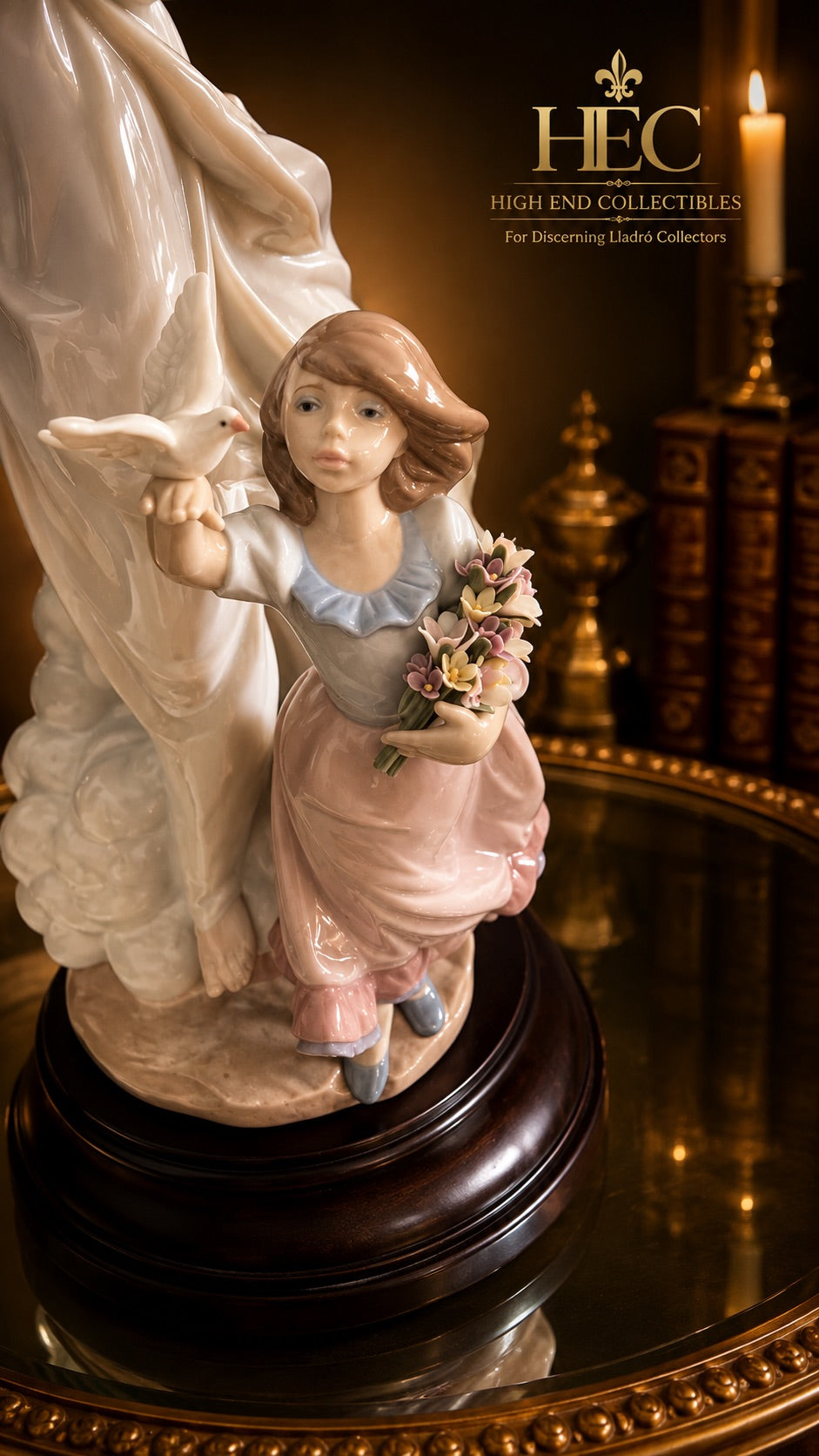 Lladró Guardian Angel #01006352 | Limited Edition | Retired 1998