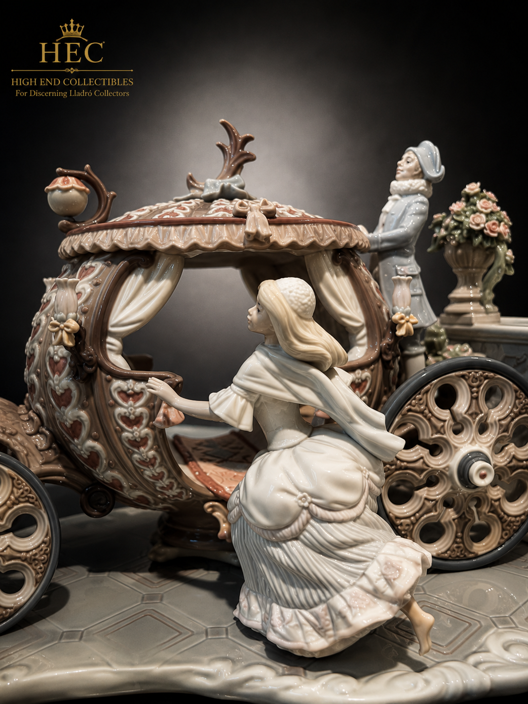Lladró At the Stroke of Twelve #01001493 | Cinderella | Elite Limited Edition