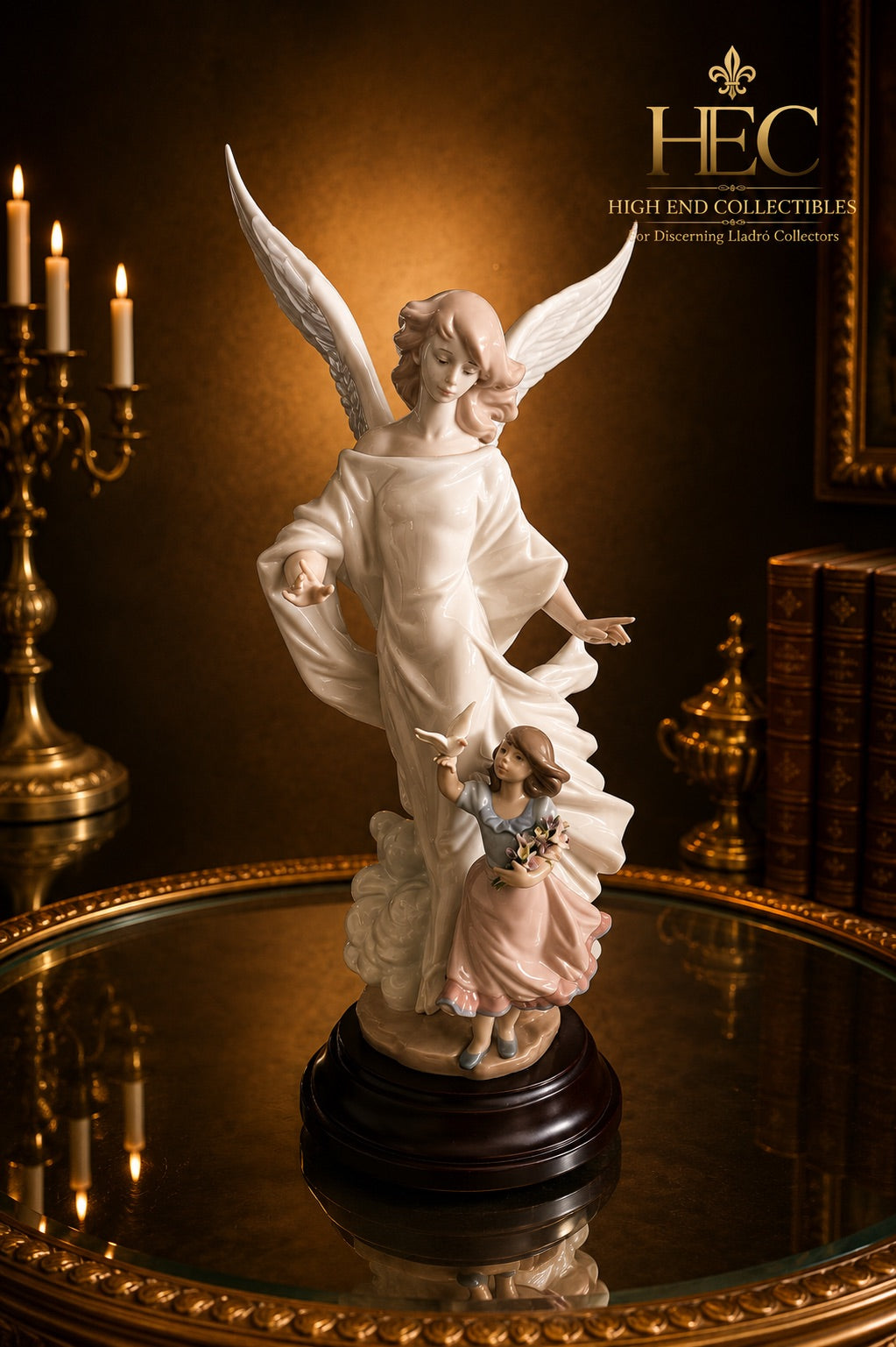 Lladró Guardian Angel #01006352 | Limited Edition | Retired 1998