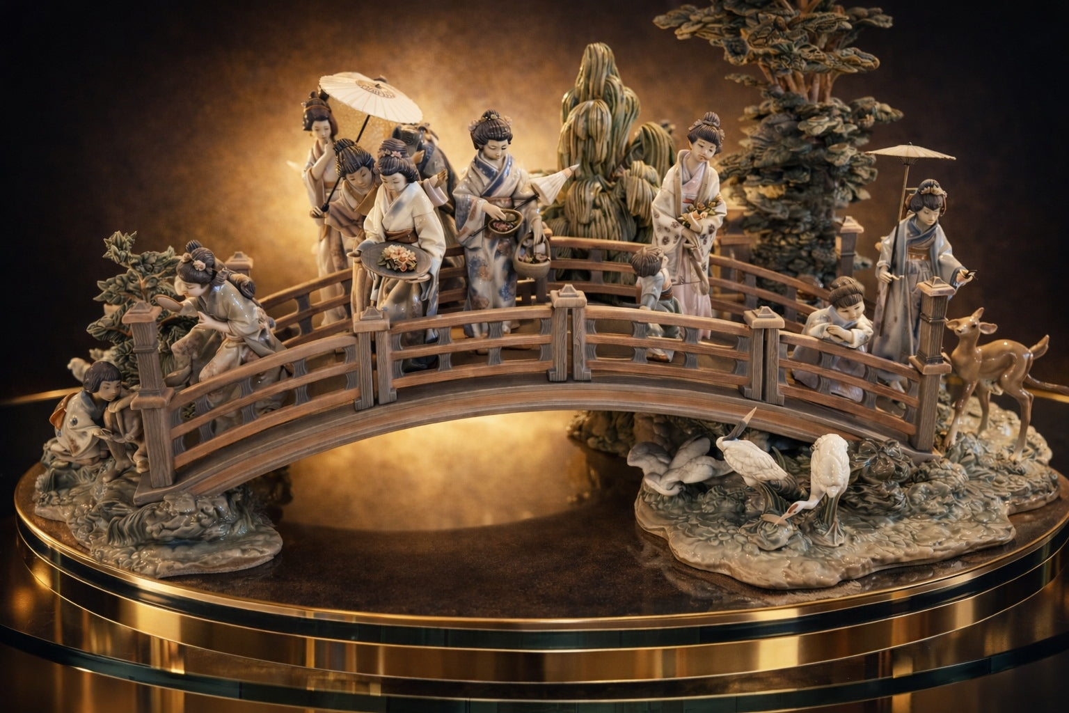 Lladró Japanese Garden #01001775 | High Porcelain Limited Edition