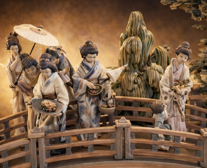 Lladró Japanese Garden #01001775 | High Porcelain Limited Edition
