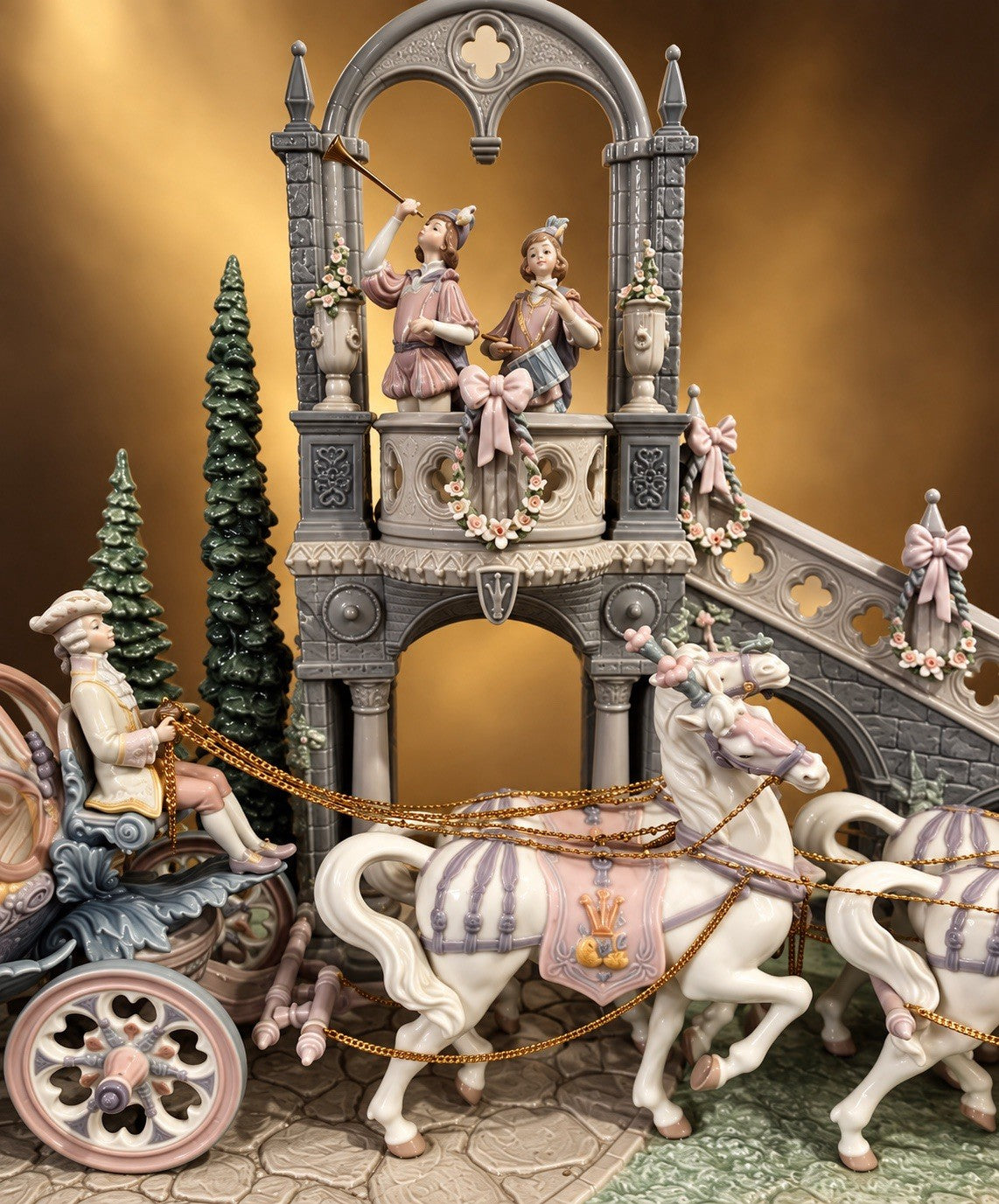 Lladró Cinderella’s Arrival #01001785 | Limited Edition | Porcelain Sculpture