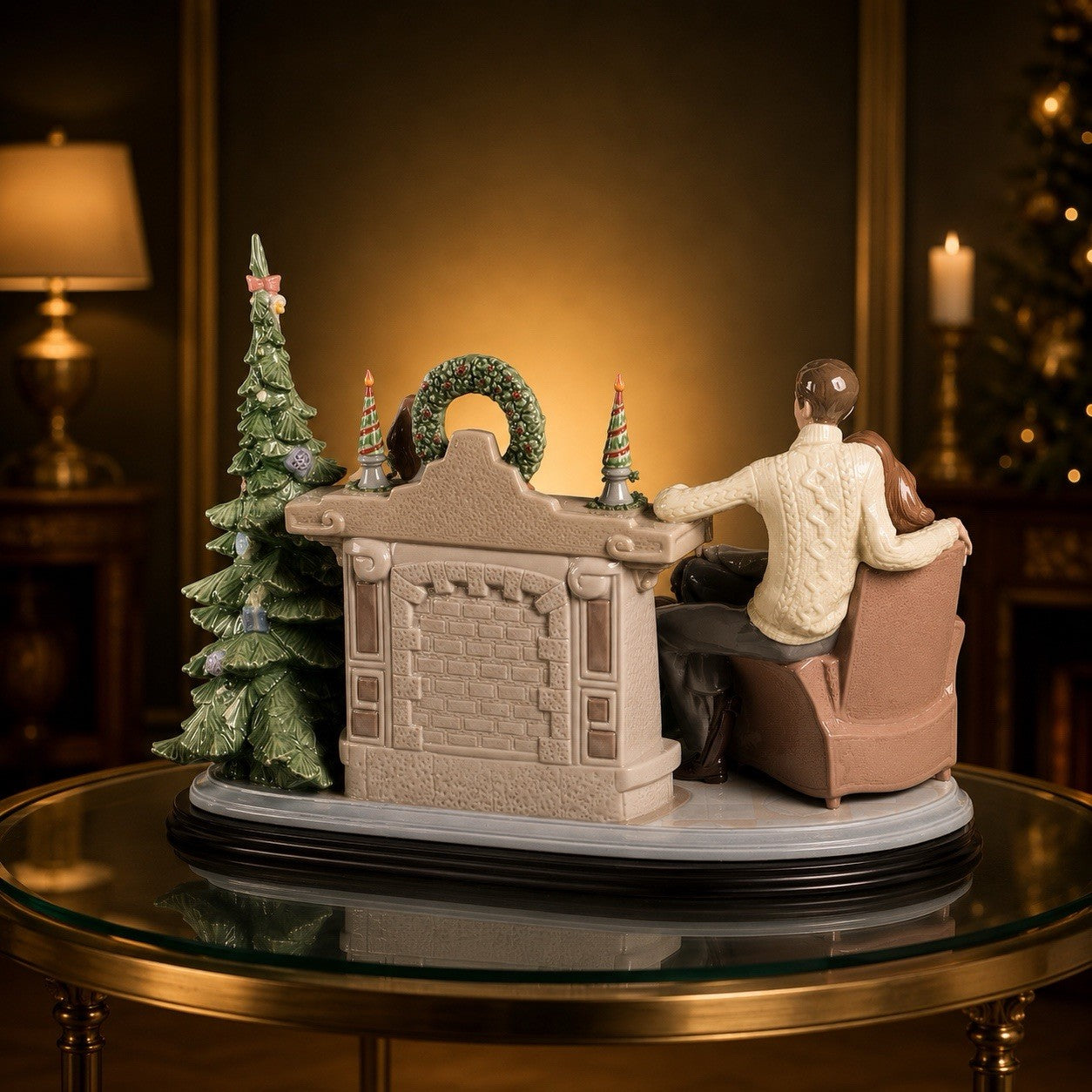 Lladró A Family Christmas #01008260 | Retired 2015 | Mint in Box