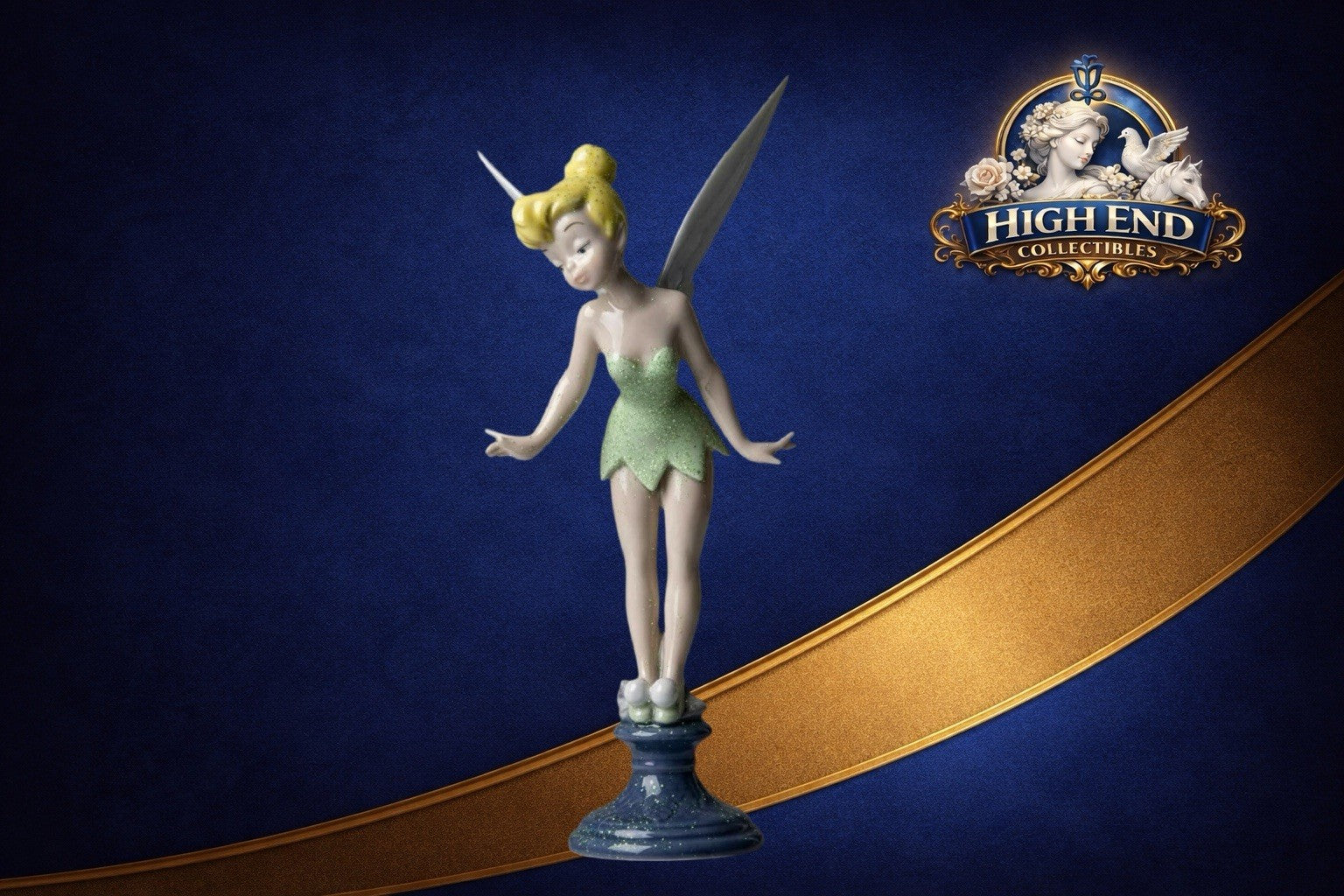 Lladró Tinker Bell #01007518 | Limited Edition 1500 | Retired 1992 | Mint