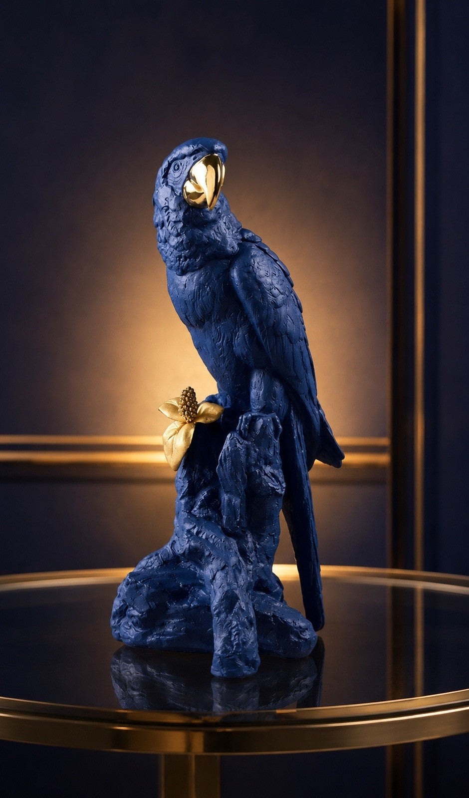Macaw Bird Blue & Gold Lladró #01009401 – Limited Edition 300 – Retired