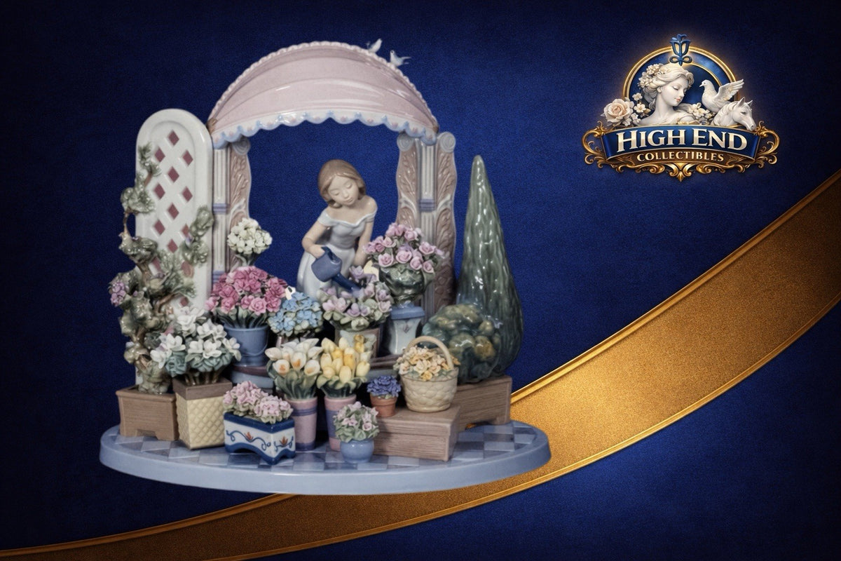Lladro Romantic Feelings #8250 Large Floral. Ships Directly From Spain. NIB!