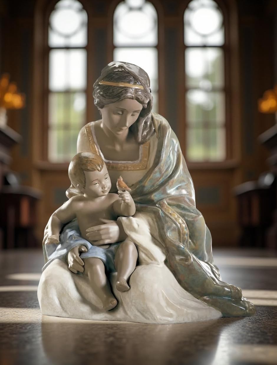 NIB! Retired: 2016 Loving Mother Lladró Item #01012409 Gres Finish