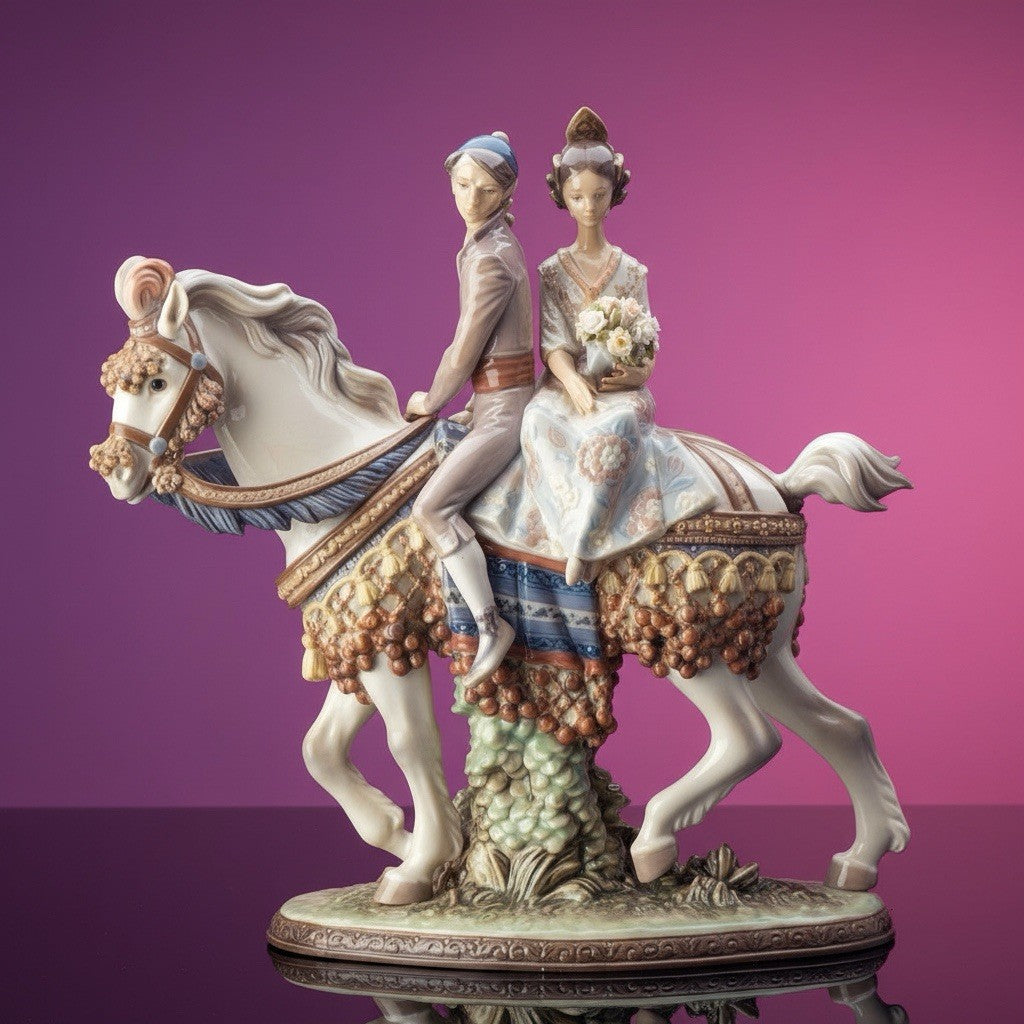 NIB! Lladro Valencian Couple #1472 Retired Limited Ed. Ships From Spain.