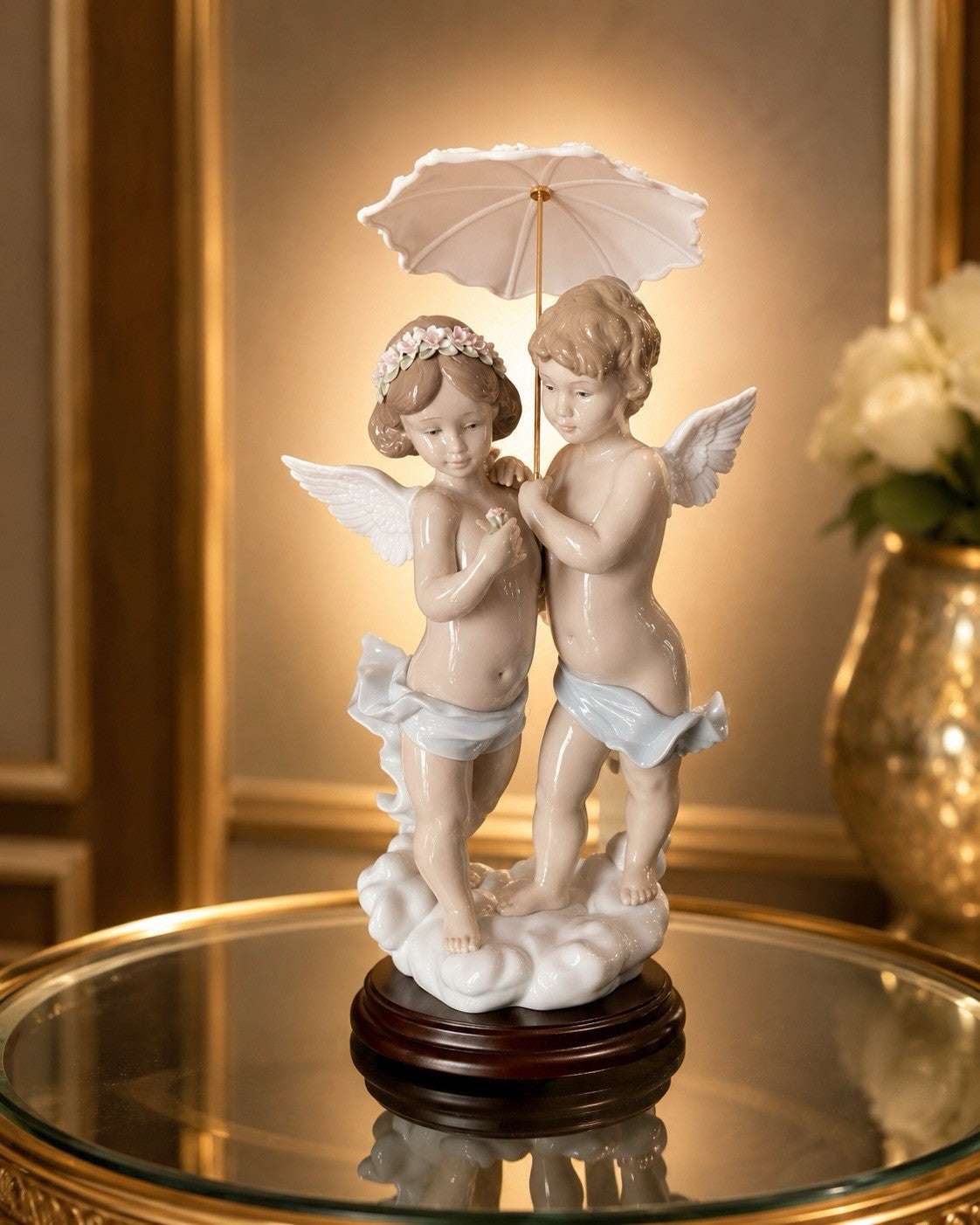 LLADRO LIMITED ED WAITING FOR A RAINBOW #6803 BRAND NEW IN BOX.