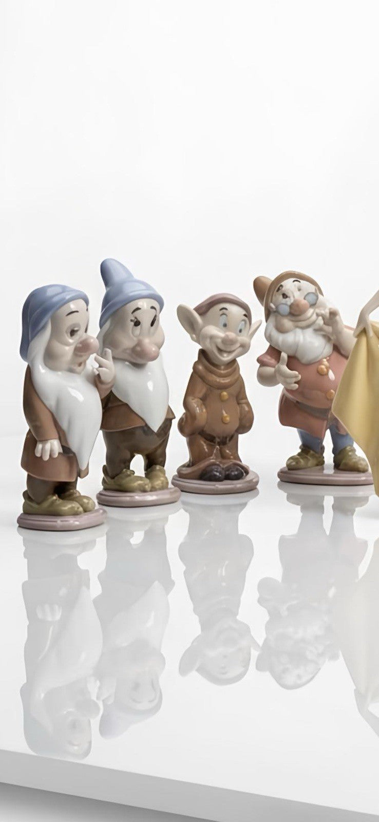 Lladró Snow White & The Seven Dwarfs | Complete Retired Disney Set