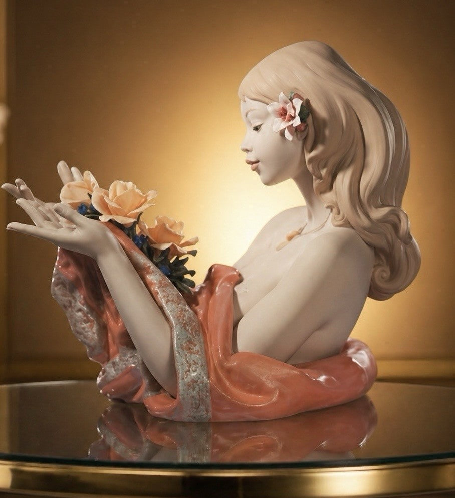NIB! RETIRED: 2004 MORNING DEW Lladro Item #01016751. NEW IN BOX.