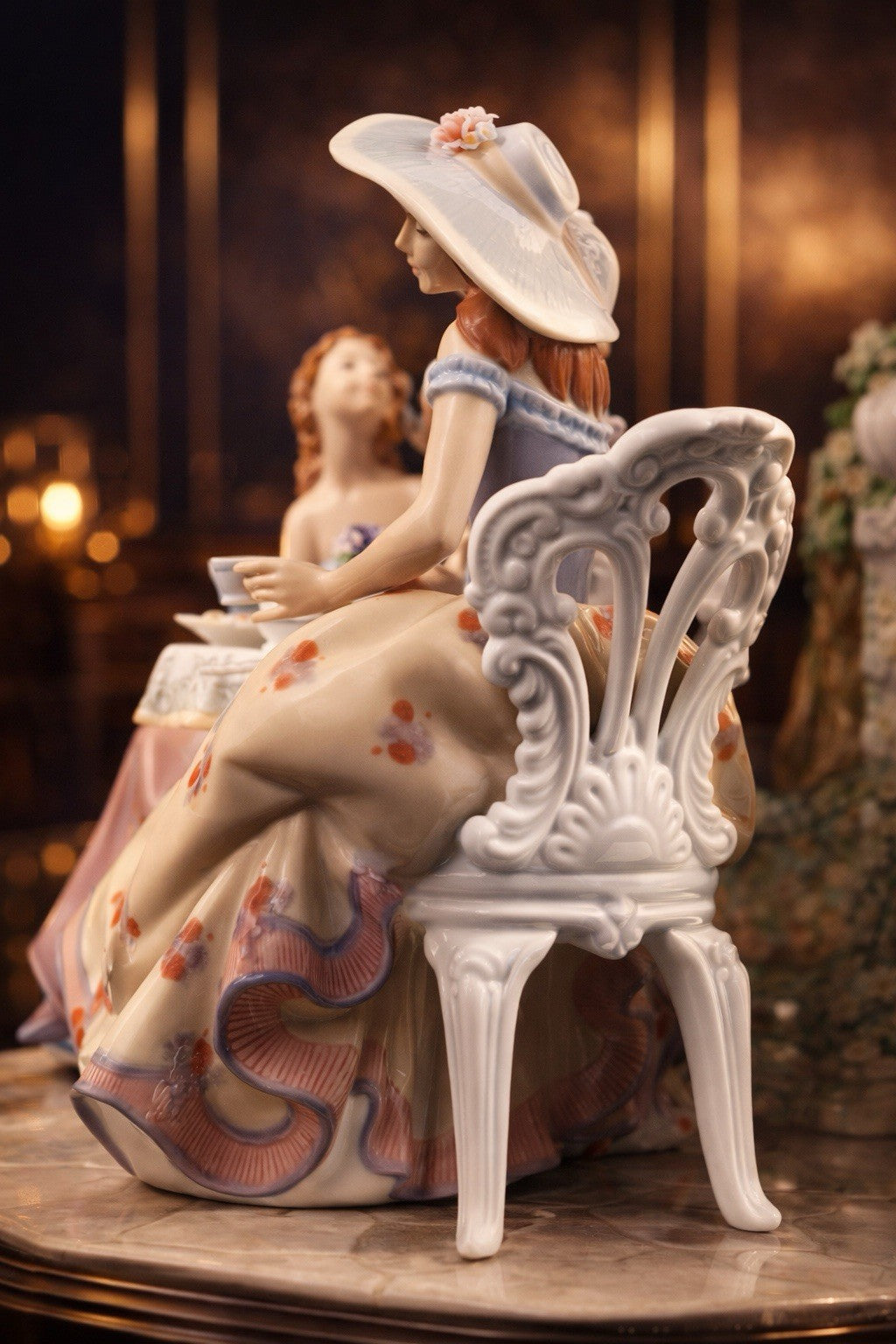Lladró Tea in the Garden #01001759 | Elite LE 2,000 | Mint Complete