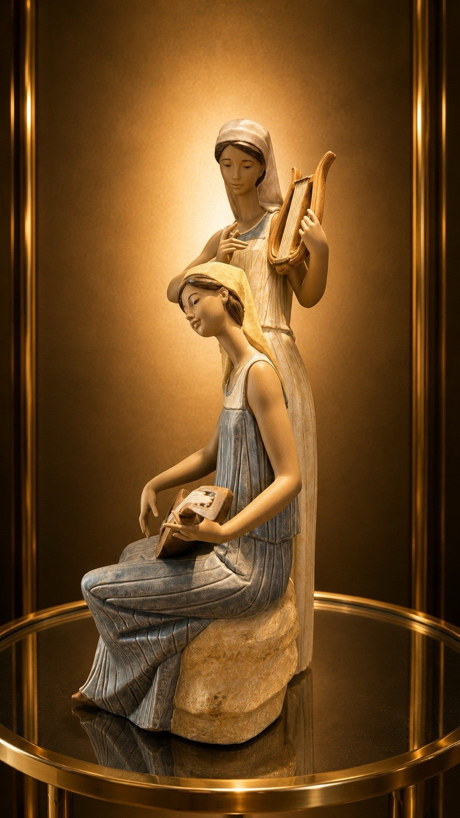 NIB! RETIRED 2004 LLADRÓ MELODIES #01012364 GRES. FRANCISCO POLOPE 17.75” TALL