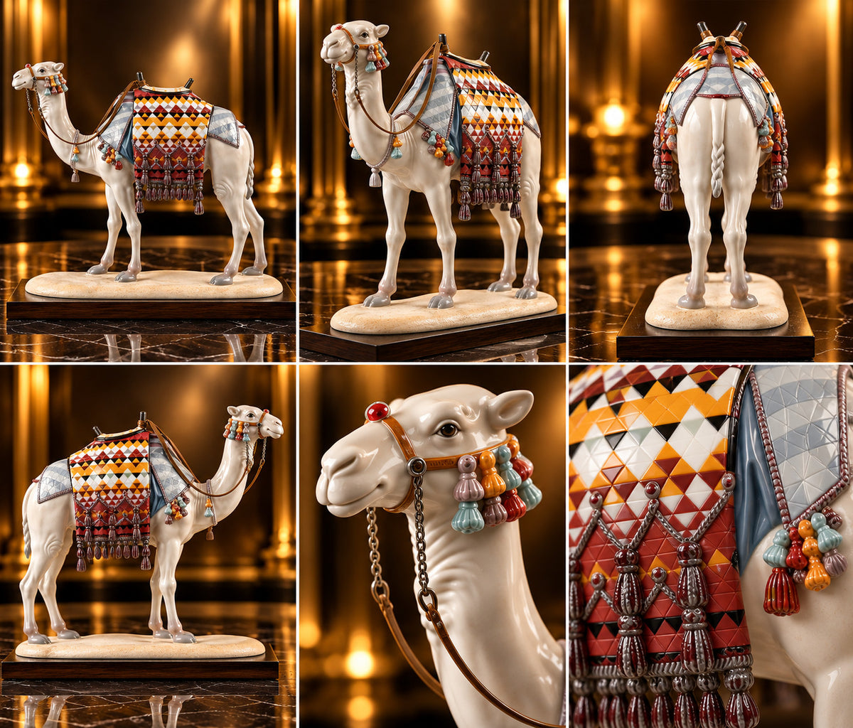 Lladró Camel Porcelain Sculpture #01002008 – Limited Edition 500 – NEW