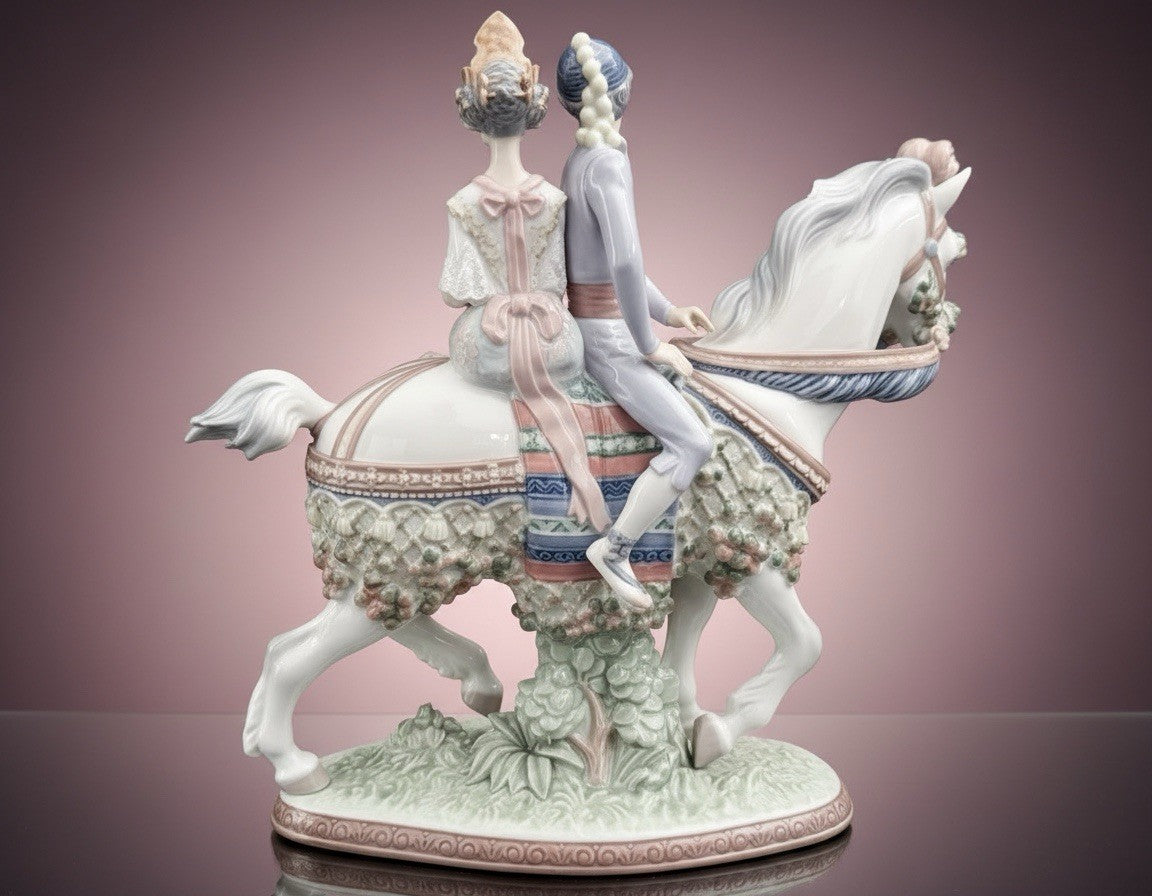 NIB! Lladro Valencian Couple #1472 Retired Limited Ed. Ships From Spain.