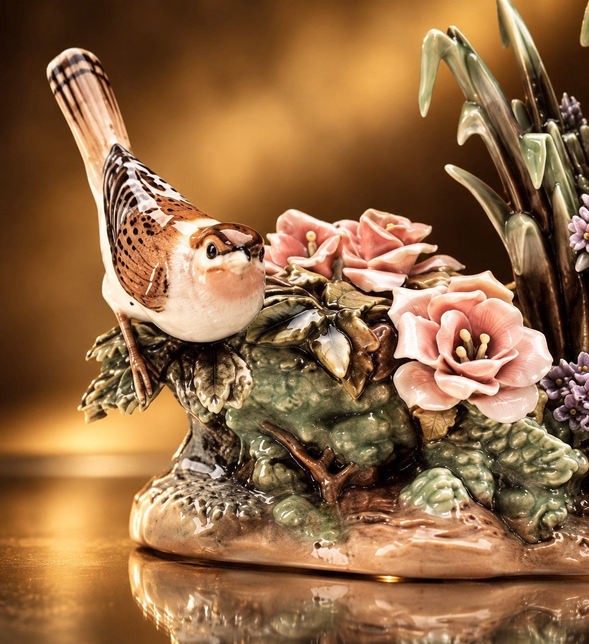 LLADRO Bird Trio Mint Retired Limited Ed Very Rare #01001369 1369 Free Shipping