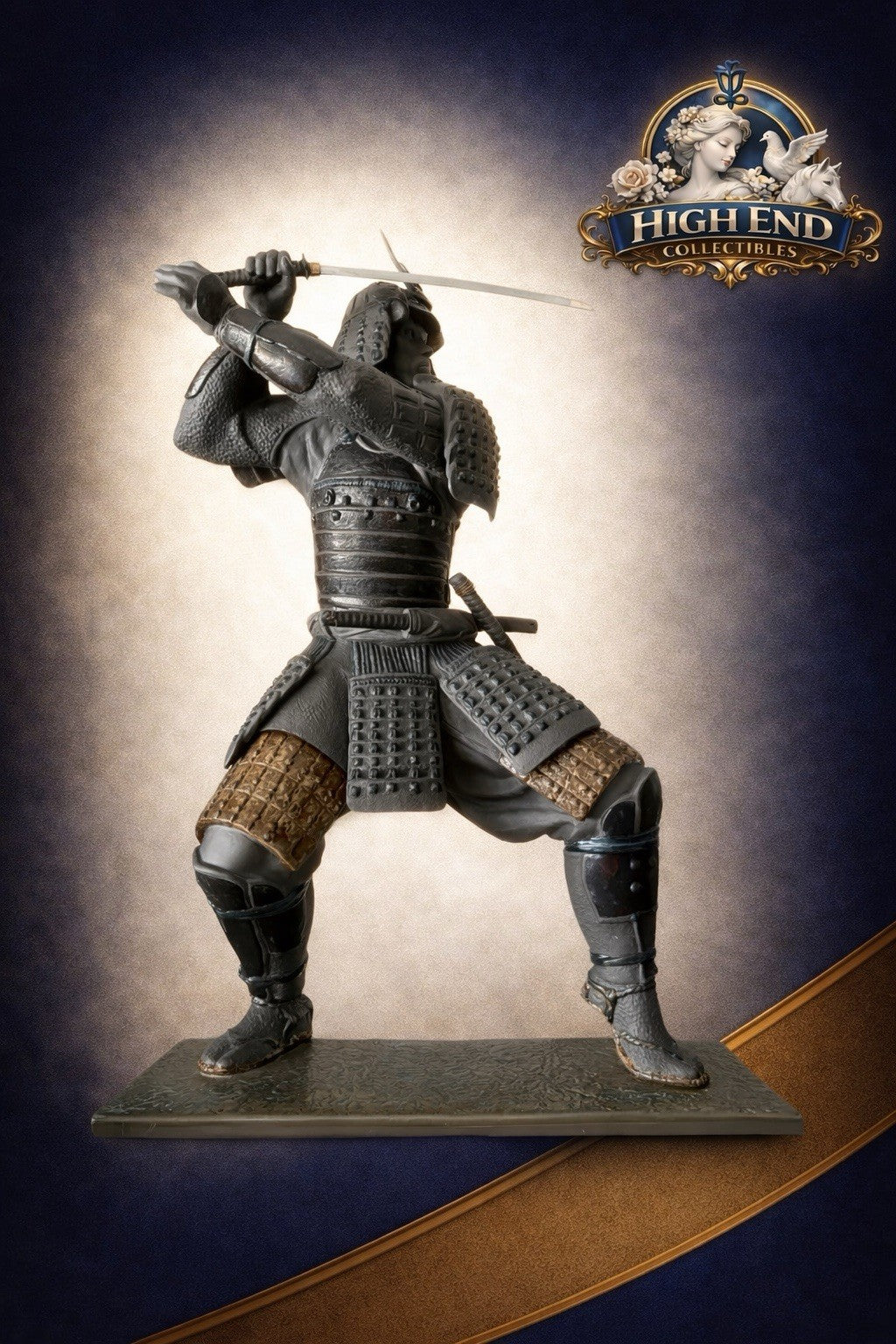 NIB! SAMURAI WARRIOR – LLADRÓ®Item #01009230. Ships Direct From Spain.