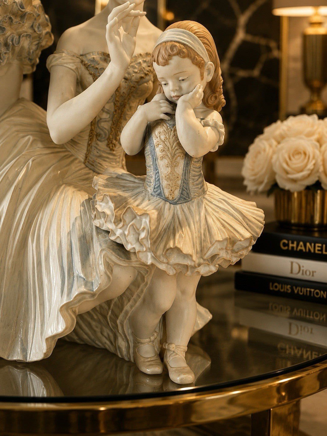 MIB! Lladro 01011893 Love for Ballet Limited Ed #1183 NEW! 32”Hx22”W.