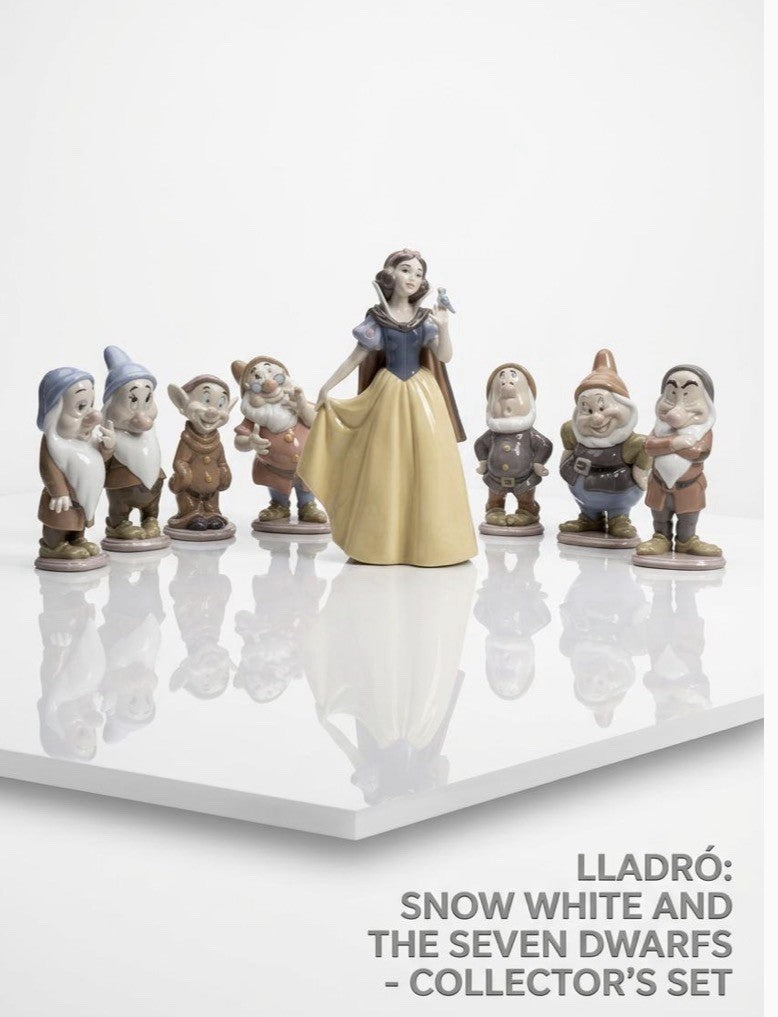 Lladró Snow White & The Seven Dwarfs | Complete Retired Disney Set