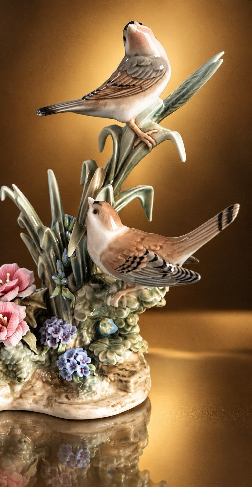 LLADRO Bird Trio Mint Retired Limited Ed Very Rare #01001369 1369 Free Shipping