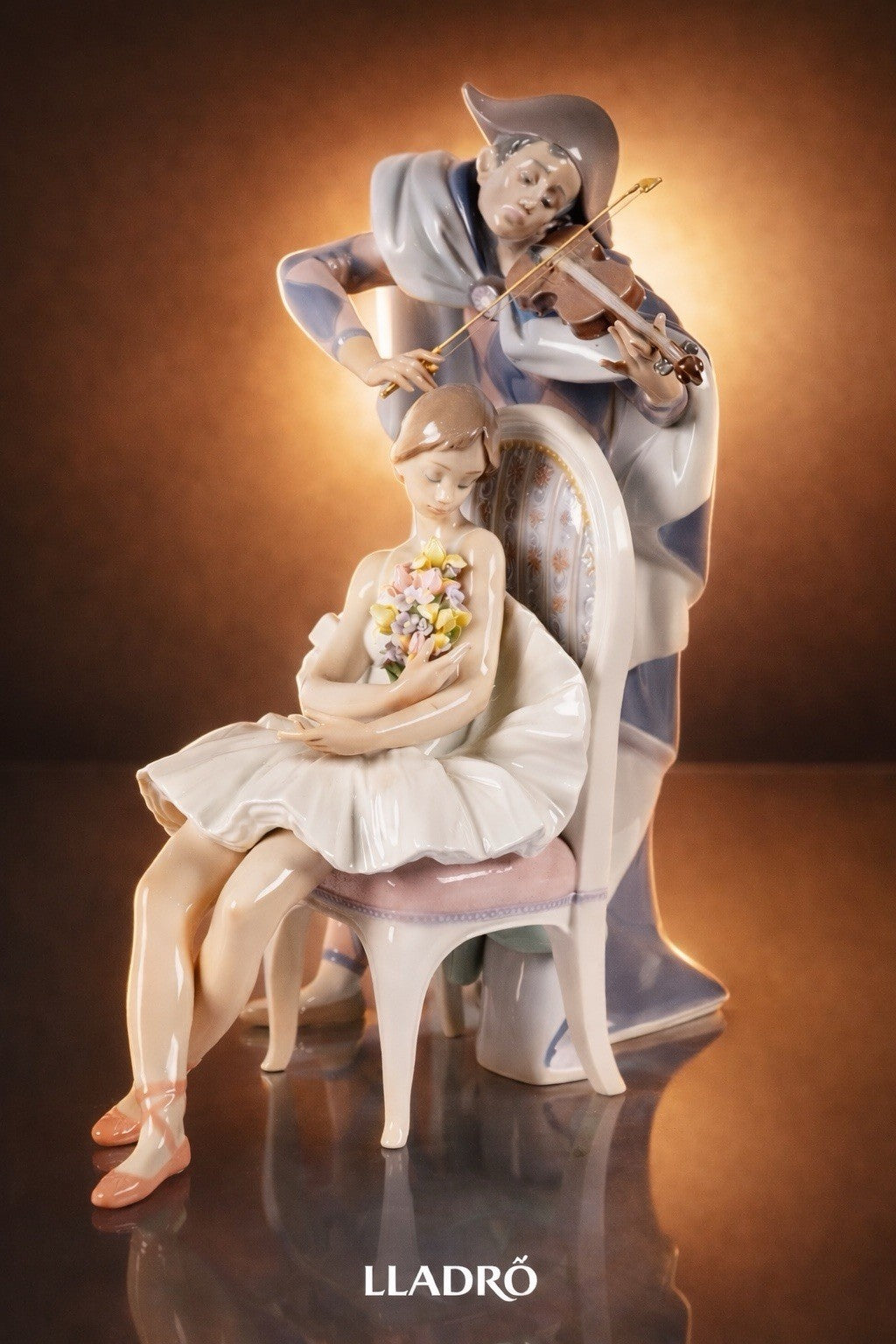 Lladró Jester Serenade #01005932 – Limited Edition 3,000 – Retired 1994