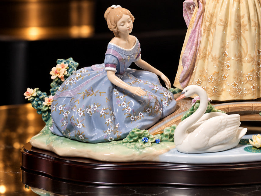 Lladró Daydreaming by the Pond #01008664 – Elite Limited Edition 1,500 – NEW