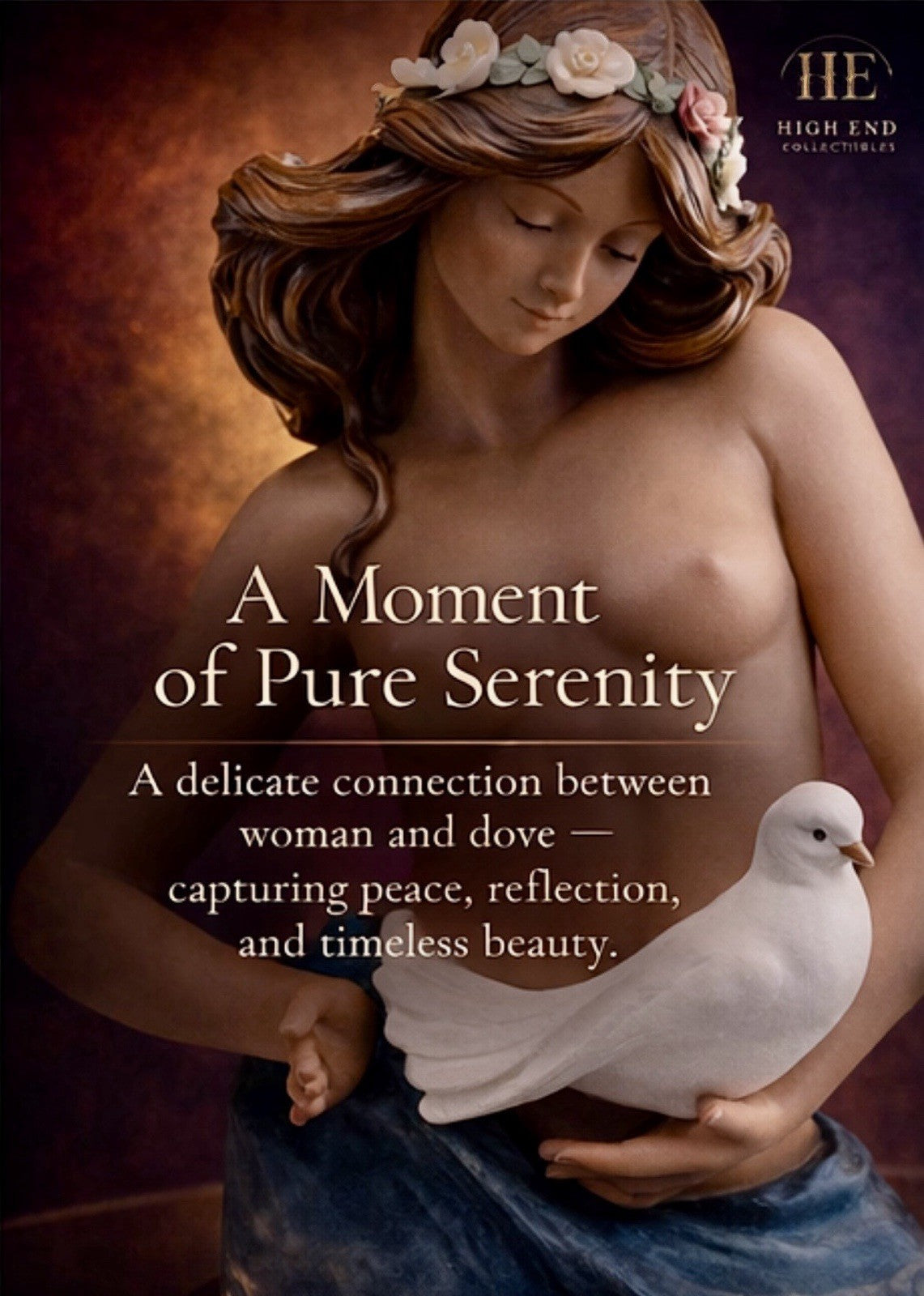 RETIRED: 2023. A TRIBUTE TO PEACE LLADRÓ. ITEM #01012150. NEW IN BOX.