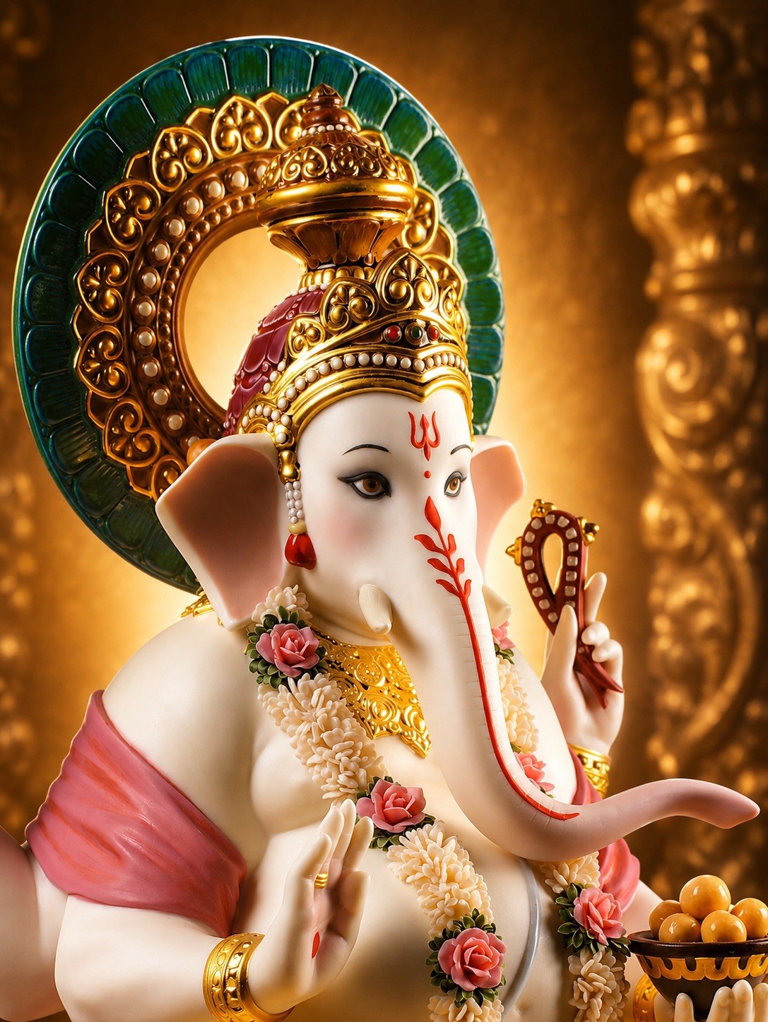 Lladró Lord Ganesha #01002004 | Limited Edition 1800 | Mint Complete